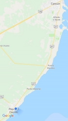 Venta de terreno en Leona Vicario, Puerto Morelos, Quintana Roo; carretera a la Ruta de los Cenotes, km 24.5.