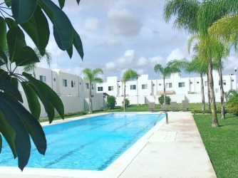 Casa nueva, semi amueblada, en renta a largo plazo en Playa del Carmen.