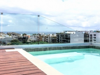 Hermoso Penthouse - 3 Recámaras y vista al mar Caribe en Playa del Carmen